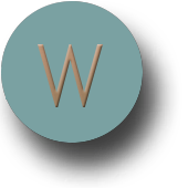 A picture of the letter w in an image.
